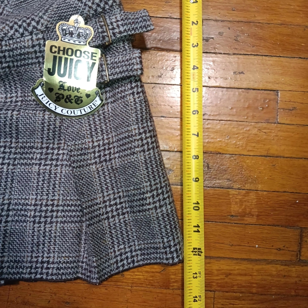 Juicy Couture Vintage Plaid Blazer and Skirt Set - Picture 9 of 9